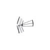 ANTENNA TV GOOBAY 450C ADATTA PER LA RICEZIONE DEI SEGNALI DVB-T/T2 E UHF IL FILTRO LTE E 5G 27 ELEMENTI 18DB